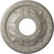 Ekena Millwork Leaf Ceiling Medallion (Fits Canopies up to 4 3/4"), 11 3/8"OD x 3 5/8"ID x 1 1/8"P, Pearl White CM11LFPWS - alternate 1